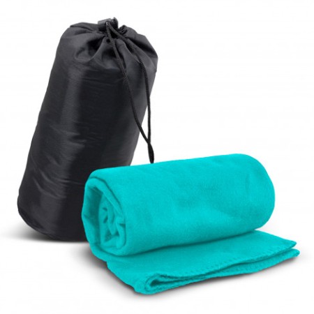 Glasgow Fleece Blanket In Carry Bag Promotional Products